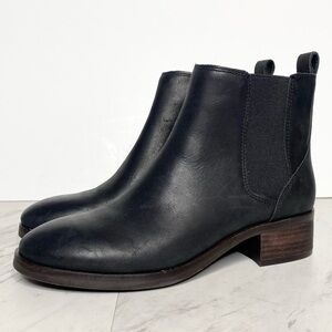 New! Lucky Brand Podina Black Chelsea Bootie 6M
